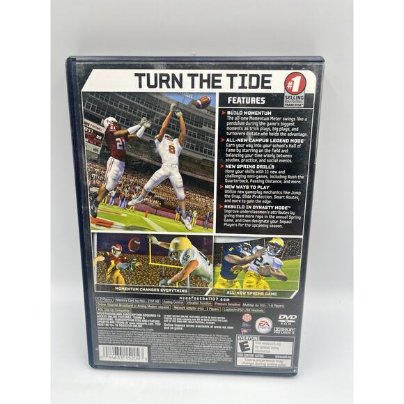 NCAA Football 07 Sony PlayStation 2 PS2 EA Sports Complete Tested Working - Picture 2 of 9